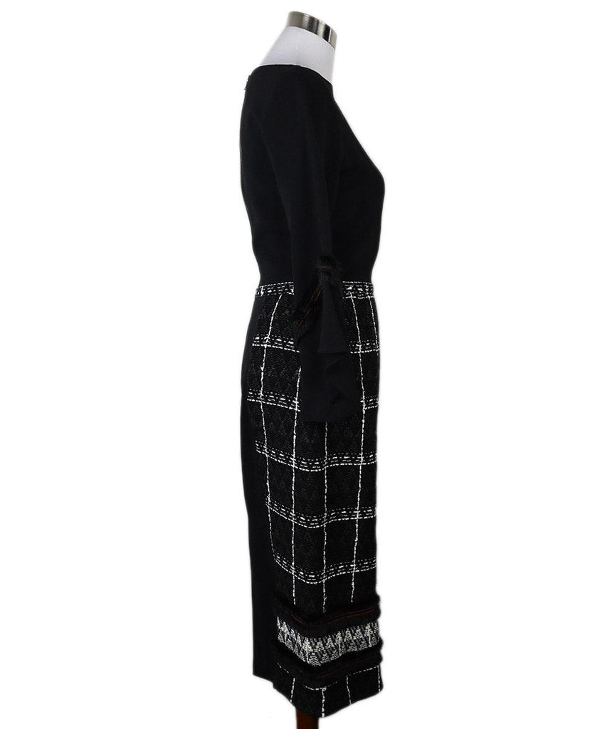 Roland Mouret B&W Wool Dress sz 8 - Michael's Consignment NYC