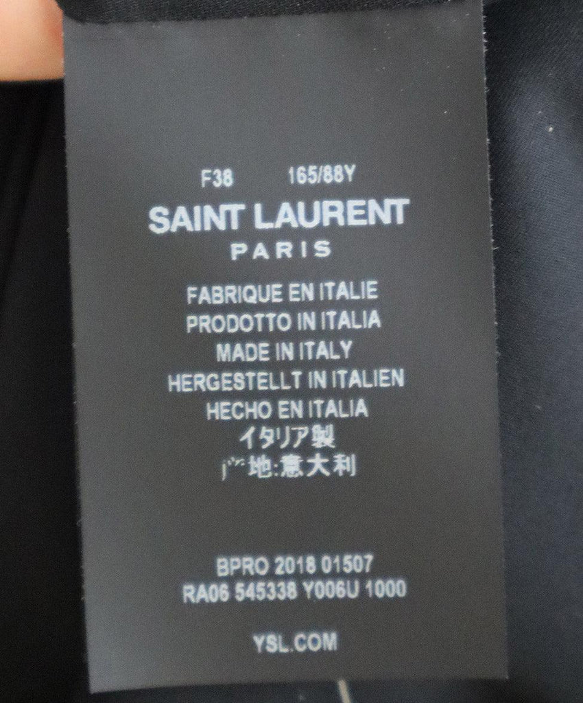 Saint Laurent Black Silk Mini Dress sz 4 - Michael's Consignment NYC