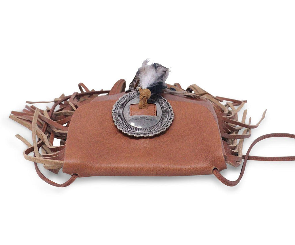 Saint Laurent Tan Leather Anita Bag - Michael's Consignment NYC