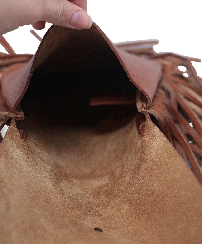 Saint Laurent Tan Leather Anita Bag - Michael's Consignment NYC