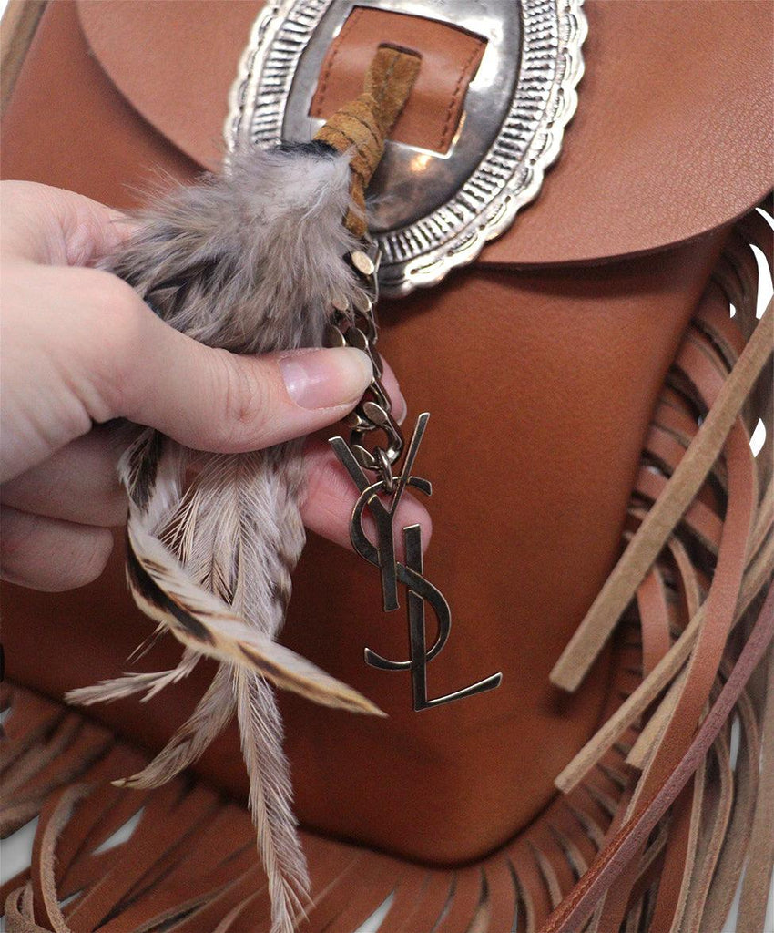 Saint Laurent Tan Leather Anita Bag - Michael's Consignment NYC