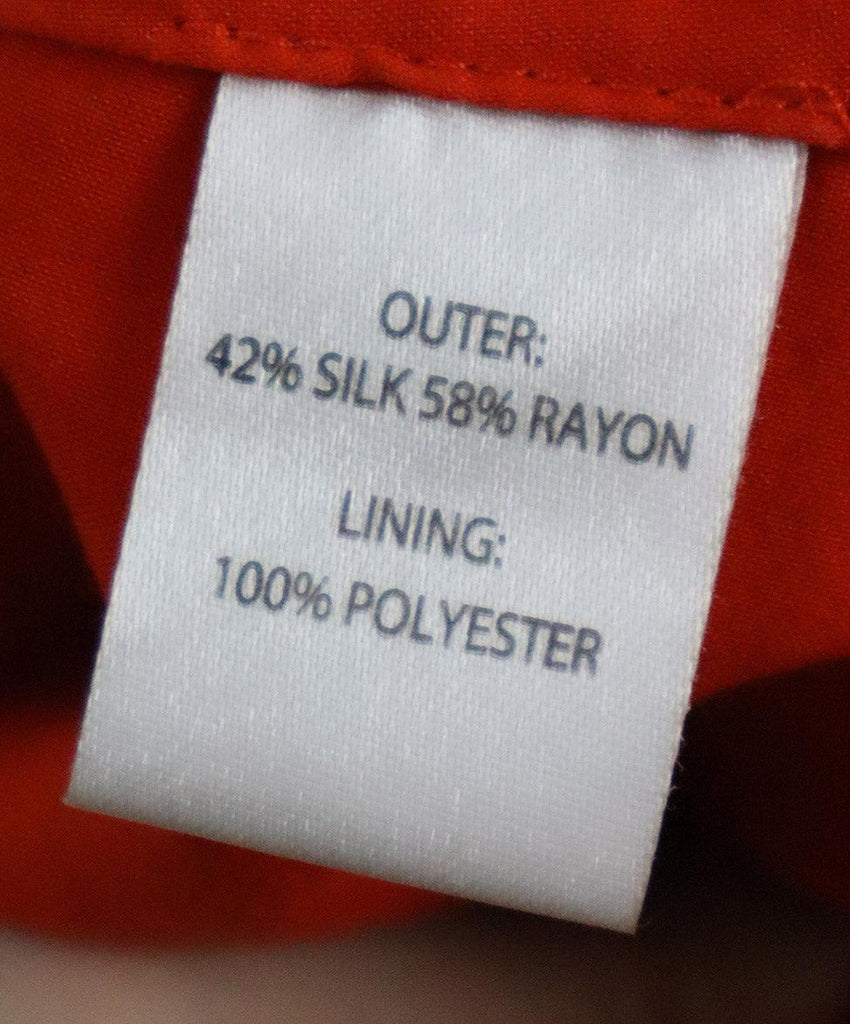 Saloni Long Red Floral Print Silk Dress sz 6 - Michael's Consignment NYC