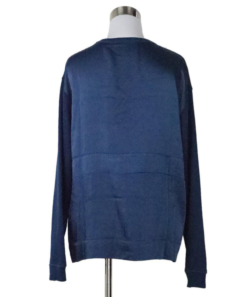 Sandro Navy Cotton Top sz 10 - Michael's Consignment NYC
