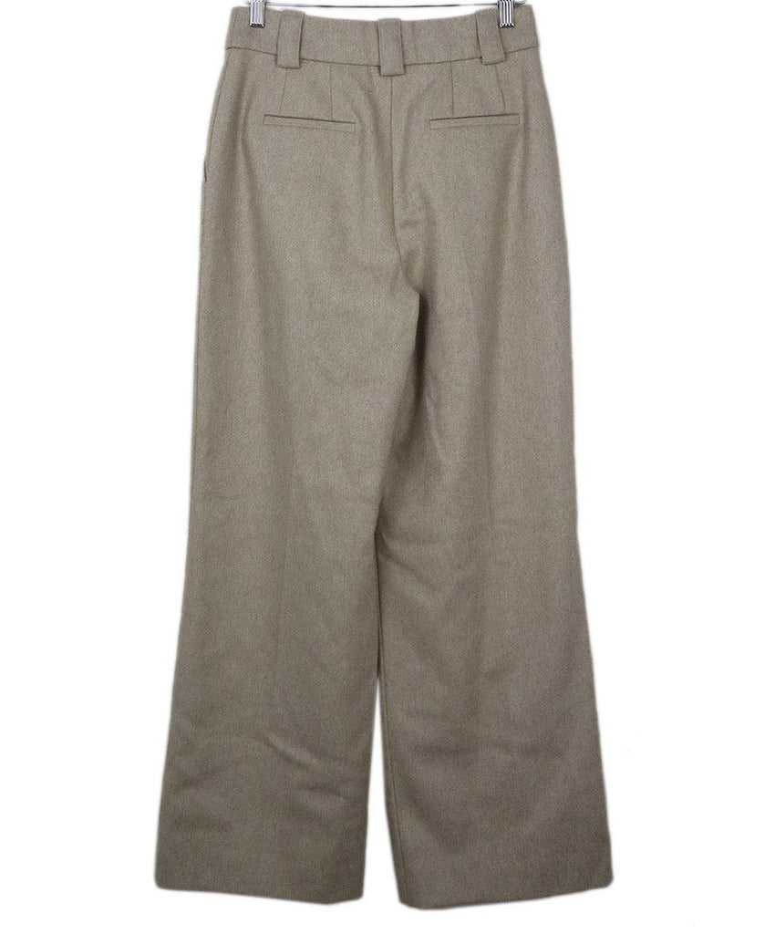 Sezane Beige Wool Pants sz 6 - Michael's Consignment NYC