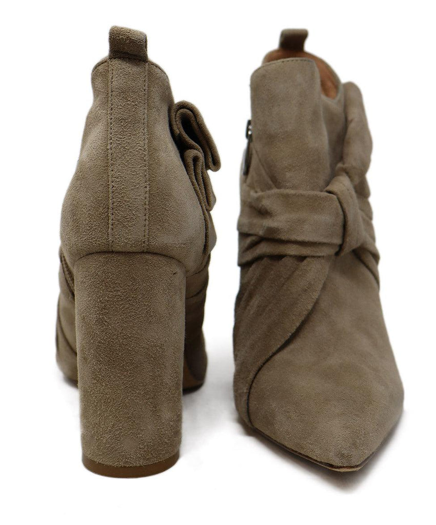 Sigerson Morrison Taupe Suede Booties sz 7.5 - Michael's Consignment NYC