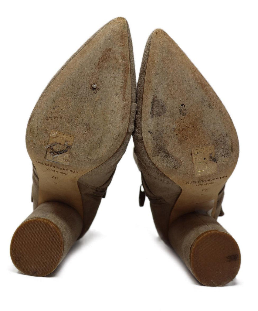 Sigerson Morrison Taupe Suede Booties sz 7.5 - Michael's Consignment NYC