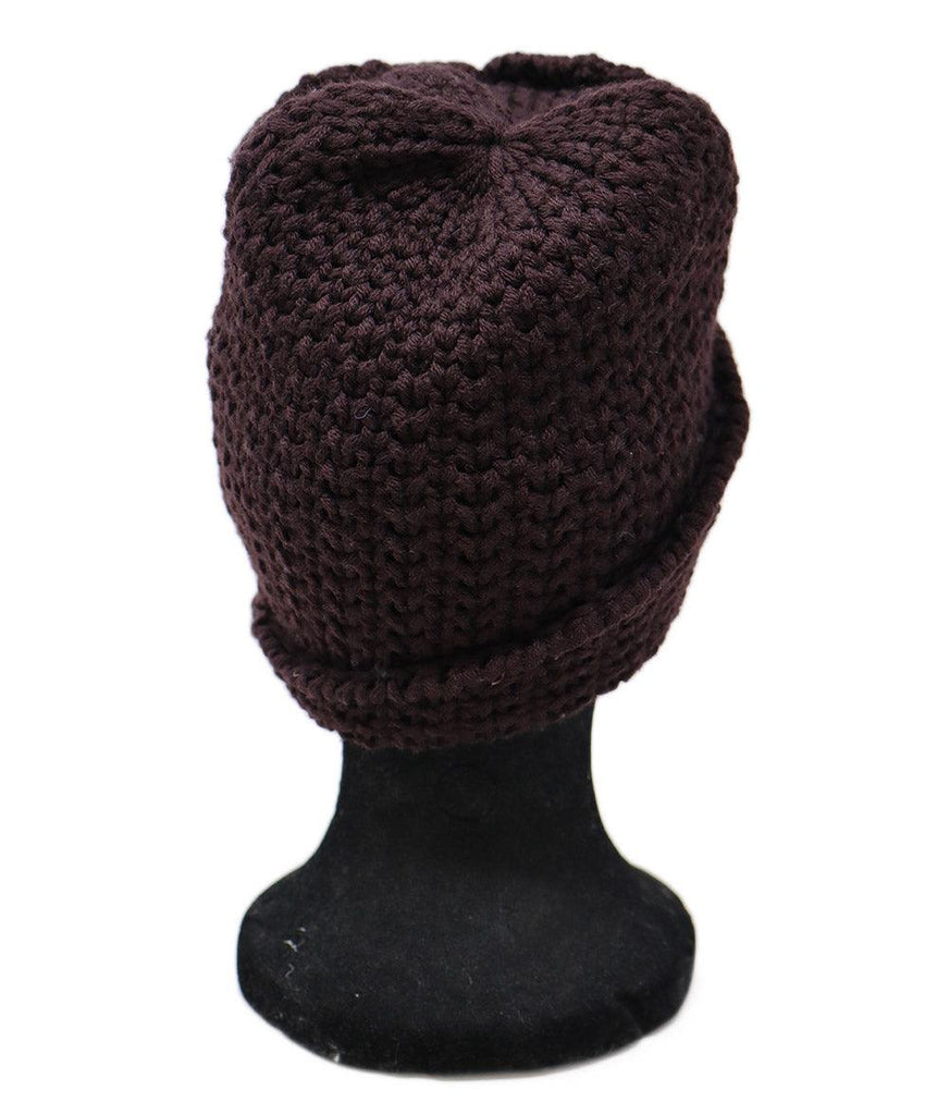 Sonia Rykiel Plum Wool Knit Hat - Michael's Consignment NYC