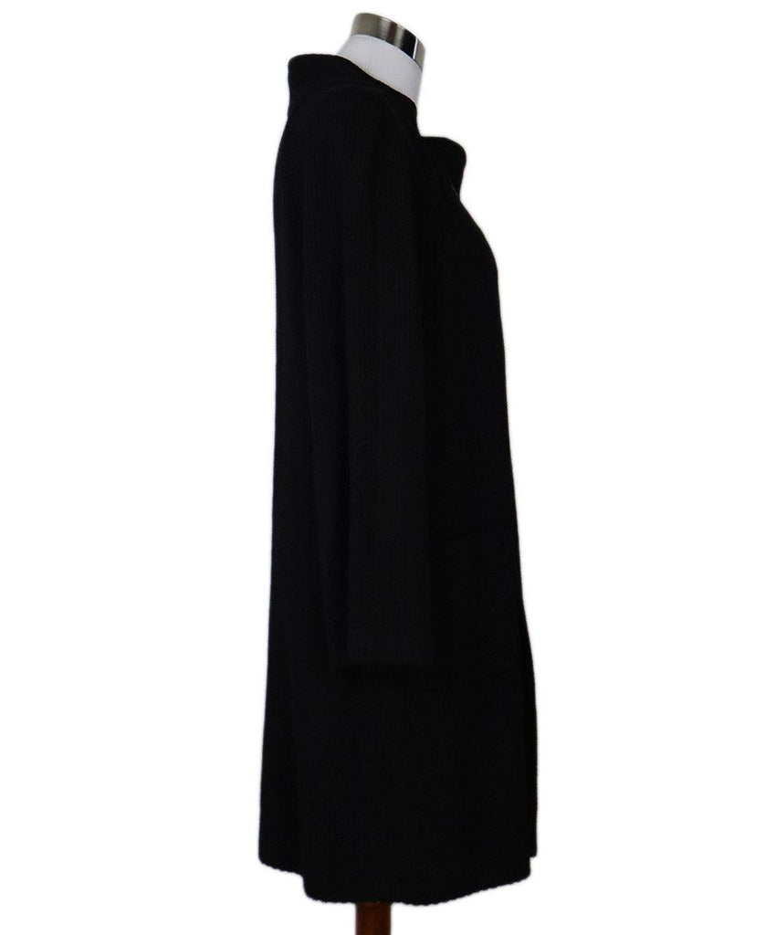 St. John Black Knit Coat sz 8 - Michael's Consignment NYC