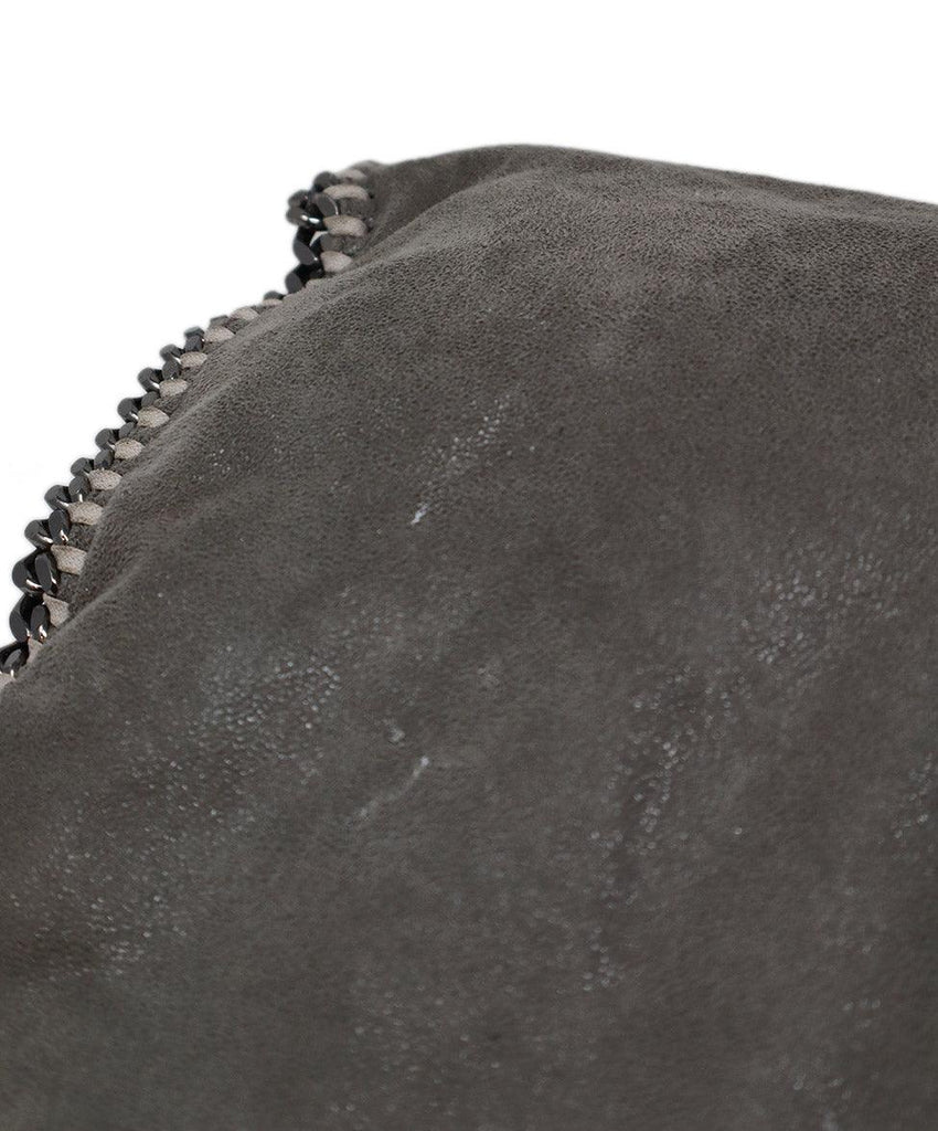 Stella McCartney Grey Vegan Leather Shoulder Bag - Michael's Consignment NYC
