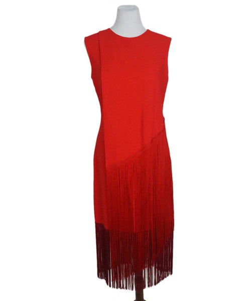 Sesidy Cielo Black-Red Fringe Dress