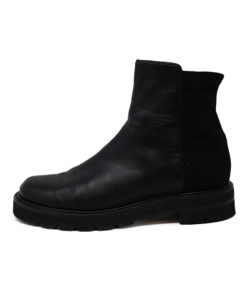 Stuart Weitzman Black Leather 50/50 Booties sz 6.5 - Michael's Consignment NYC
