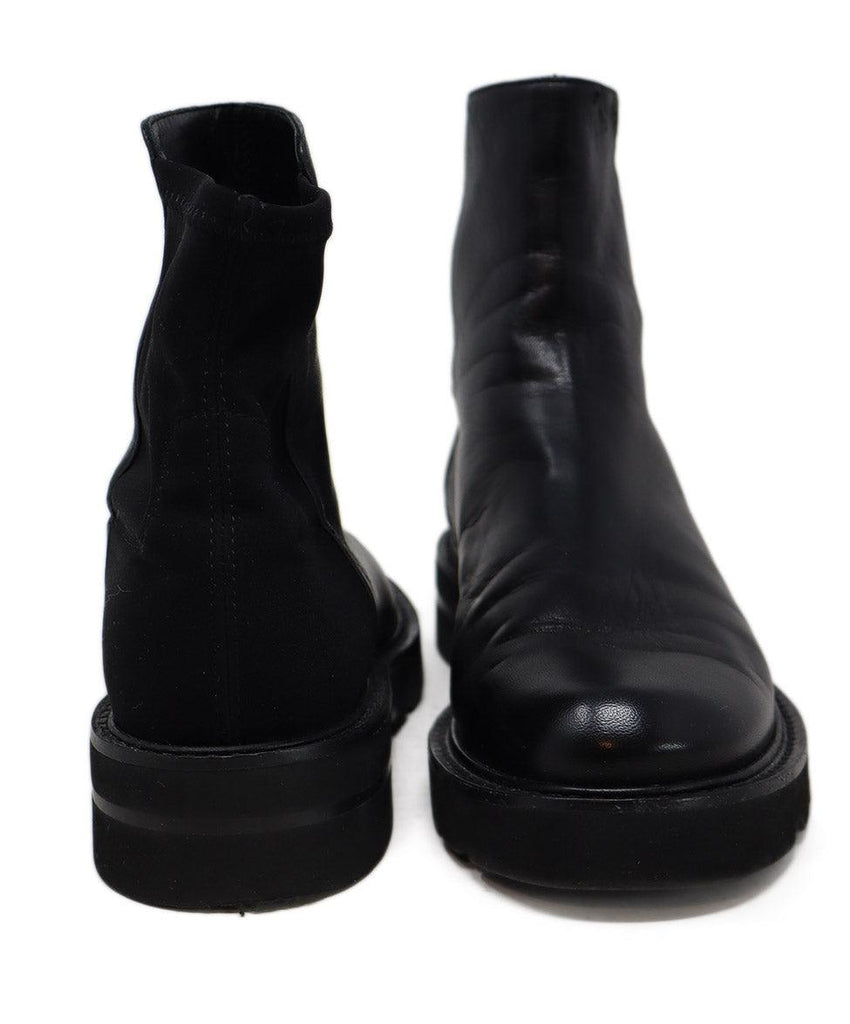 Stuart Weitzman Black Leather 50/50 Booties sz 6.5 - Michael's Consignment NYC