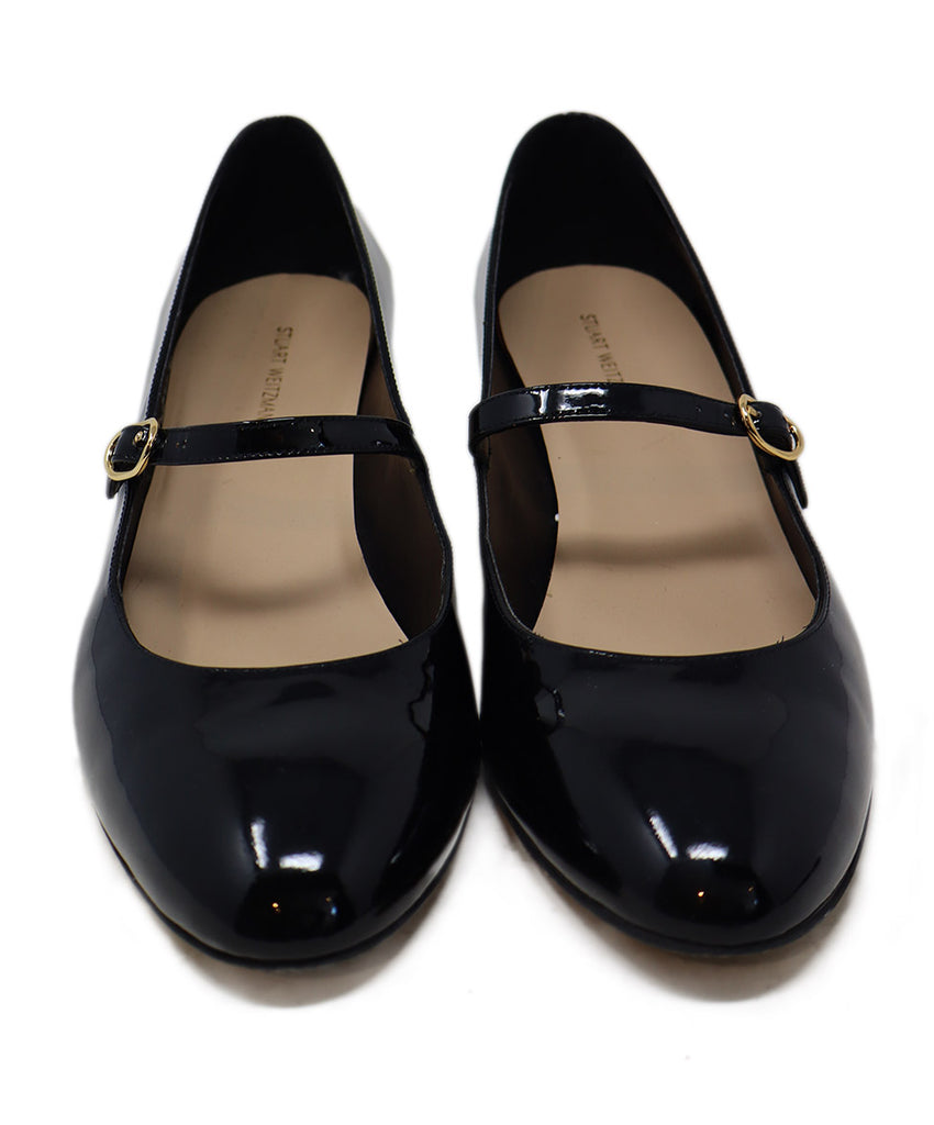 Stuart Weitzman Black Patent Leather Mary Jane's sz 9.5 - Michael's Consignment NYC
