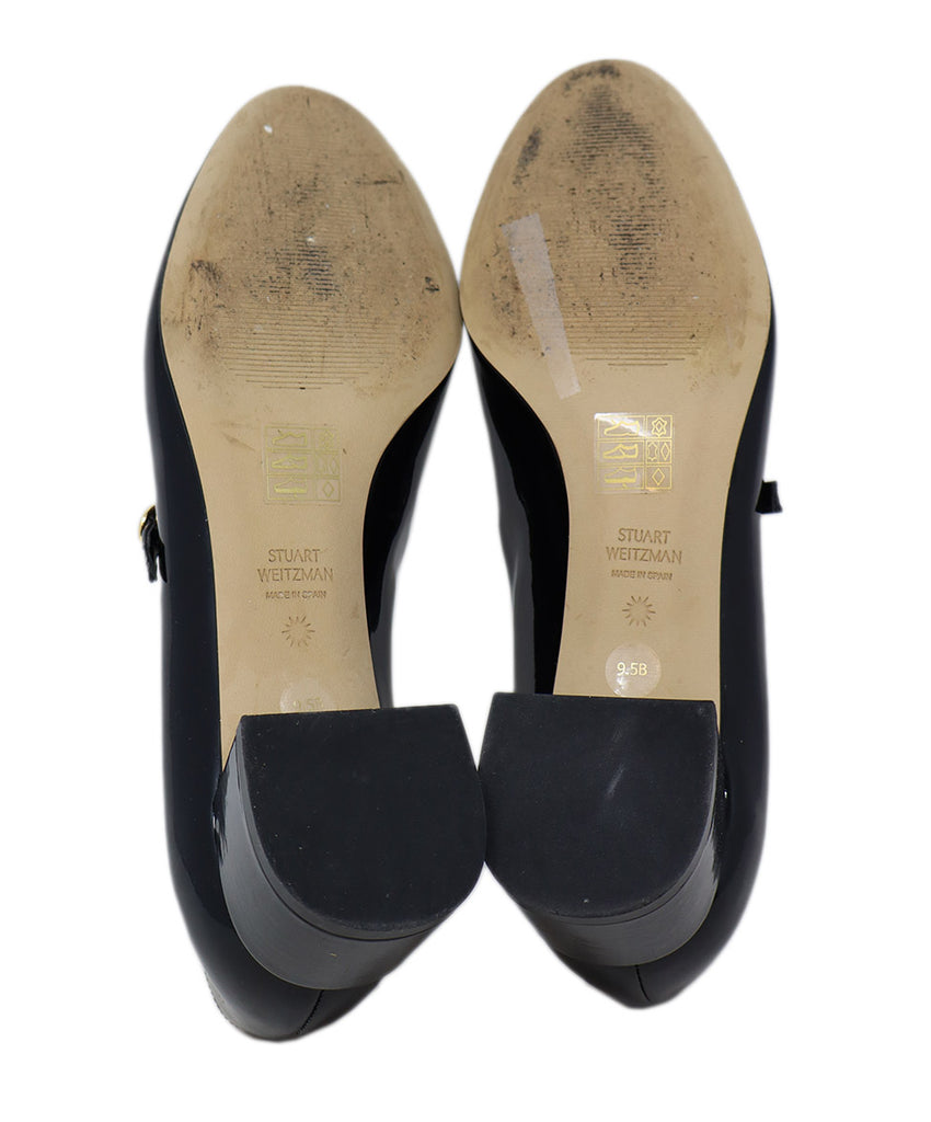 Stuart Weitzman Black Patent Leather Mary Jane's sz 9.5 - Michael's Consignment NYC