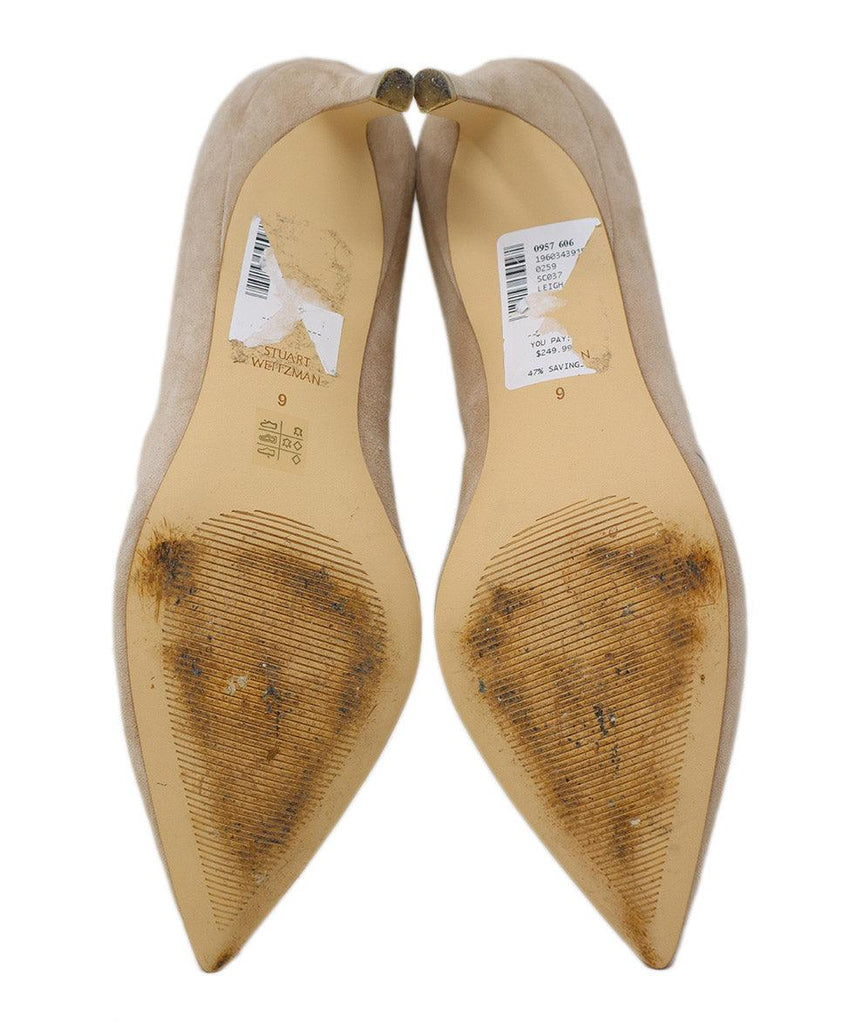 Stuart Weitzman Nude Suede Shoes sz 9 - Michael's Consignment NYC