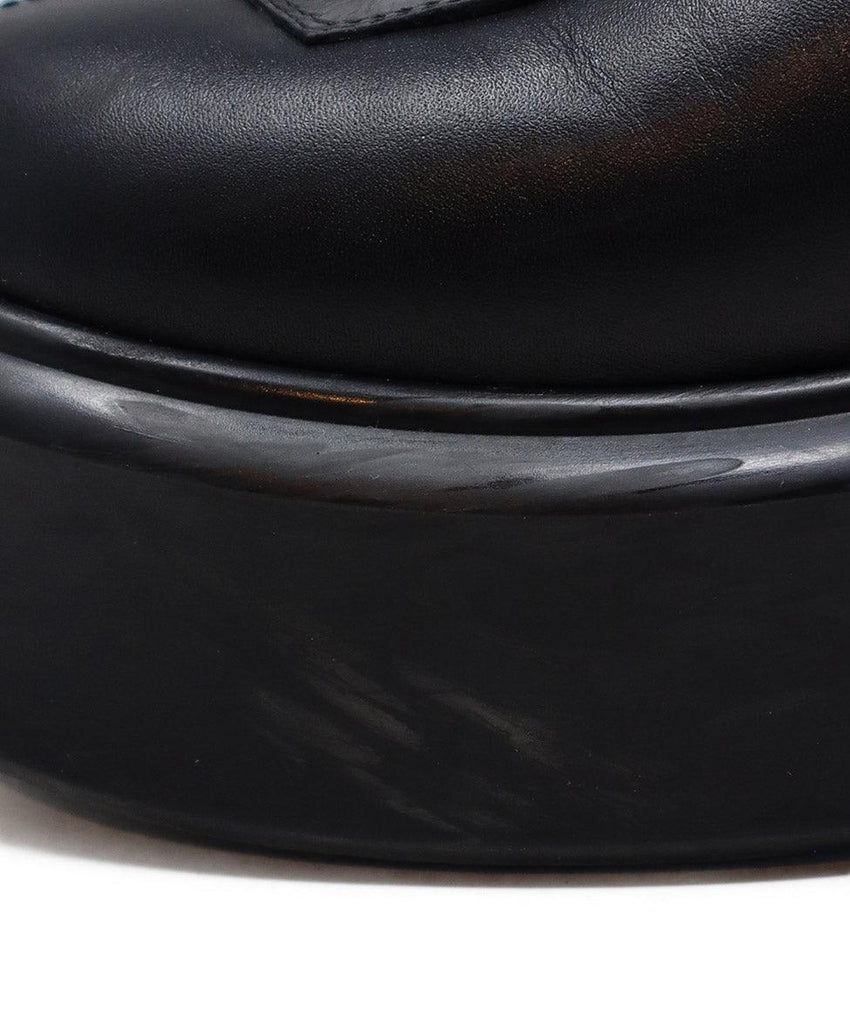 The Row Black Leather Platform Boots sz 9 - Michael's Consignment NYC