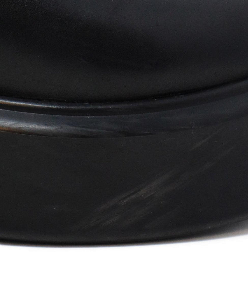 The Row Black Leather Platform Boots sz 9 - Michael's Consignment NYC