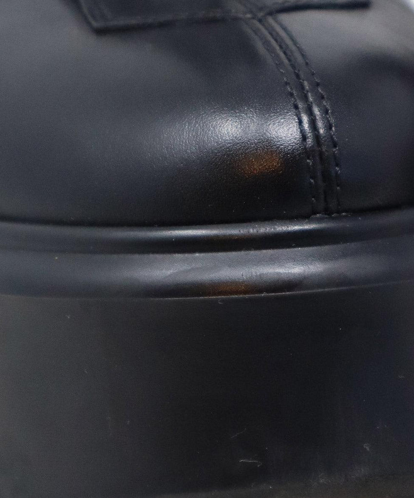 The Row Black Leather Platform Boots sz 9 - Michael's Consignment NYC
