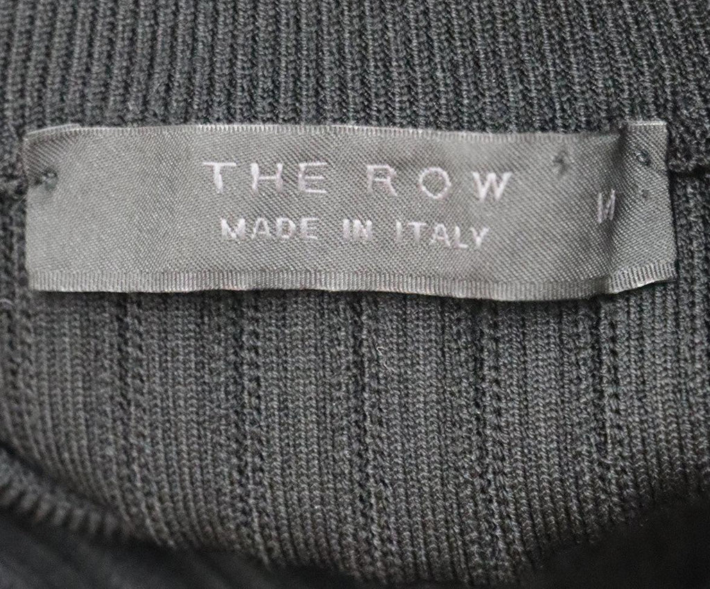 The Row Black Ribbed Dress sz 4 - Michael's Consignment NYC