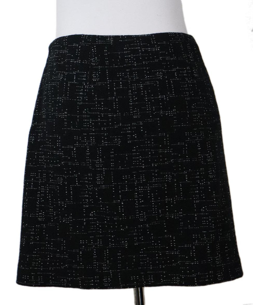 Theory B&W Cotton Mini Skirt sz 12 - Michael's Consignment NYC