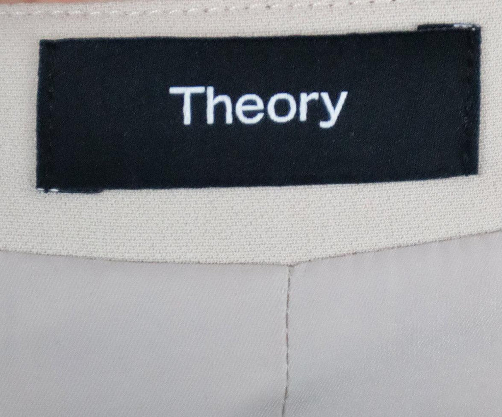 Theory Beige Crepe Blazer sz 2 - Michael's Consignment NYC
