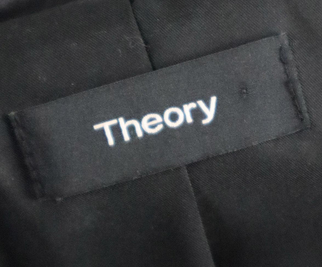 Theory Black Leather Jacket sz 0 - Michael's Consignment NYC
