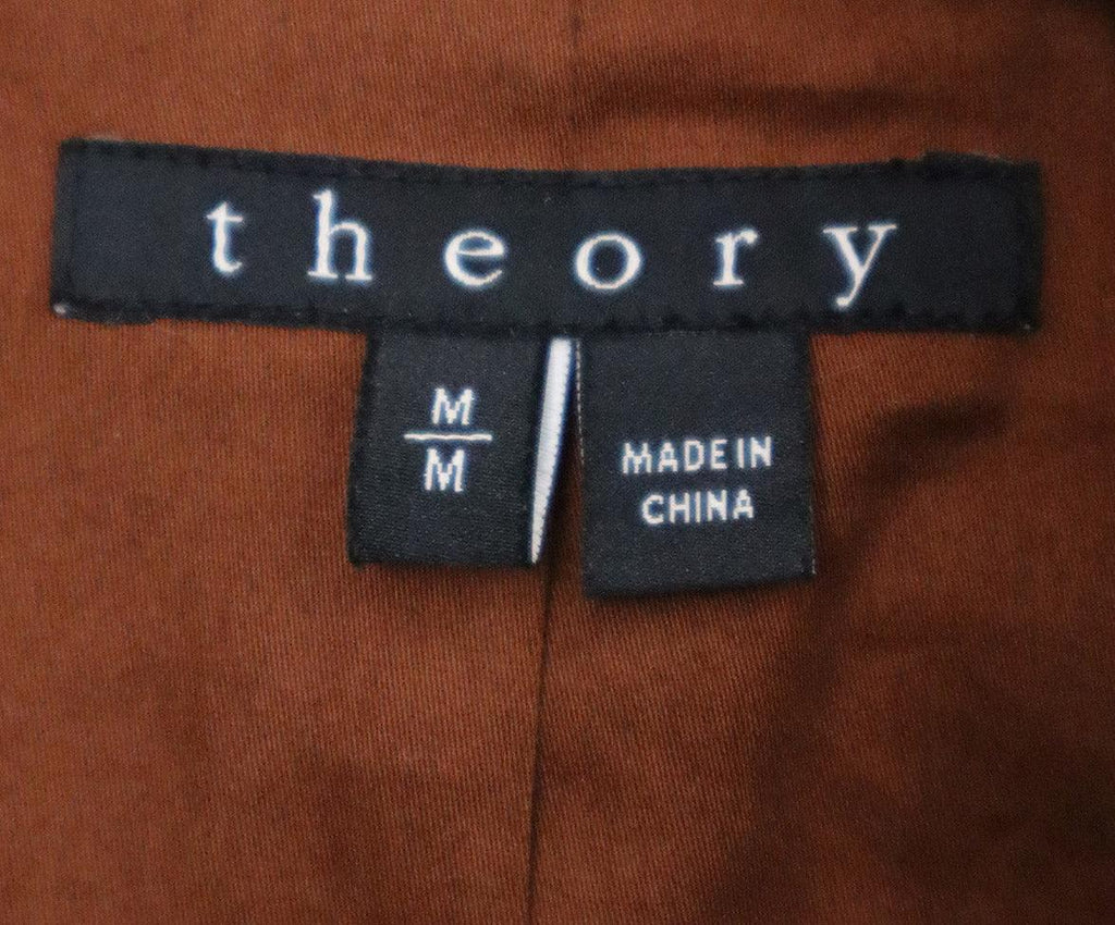 Theory Brown Leather Jacket sz 6 - Michael's Consignment NYC