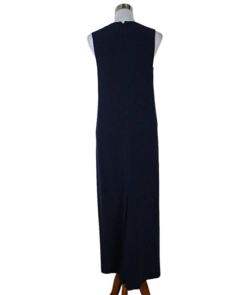 Theory Long Navy Sleeveless Dress sz 6 - Michael's Consignment NYC