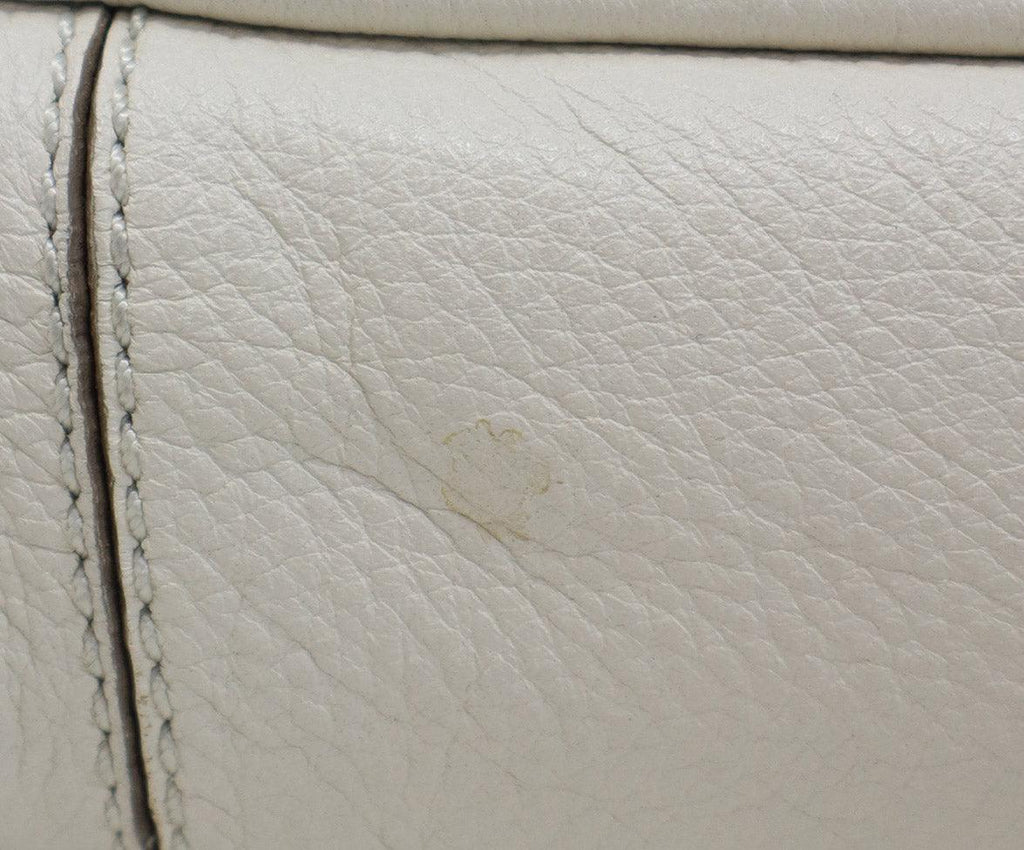Tod's Bone White Leather Shoulder Bag - Michael's Consignment NYC