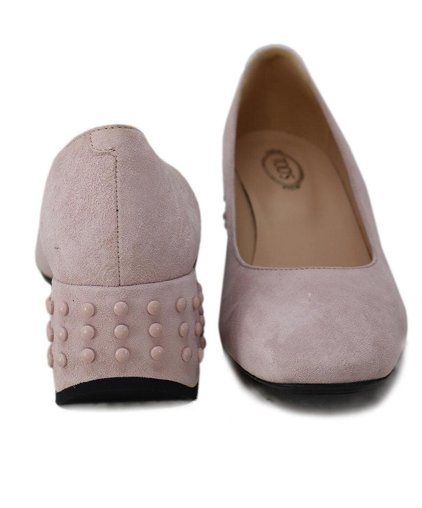 Tod's Pink Suede Heels sz 8 - Michael's Consignment NYC