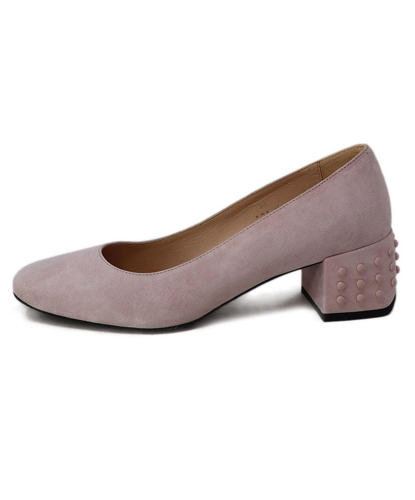 Tod's Pink Suede Heels sz 8 - Michael's Consignment NYC