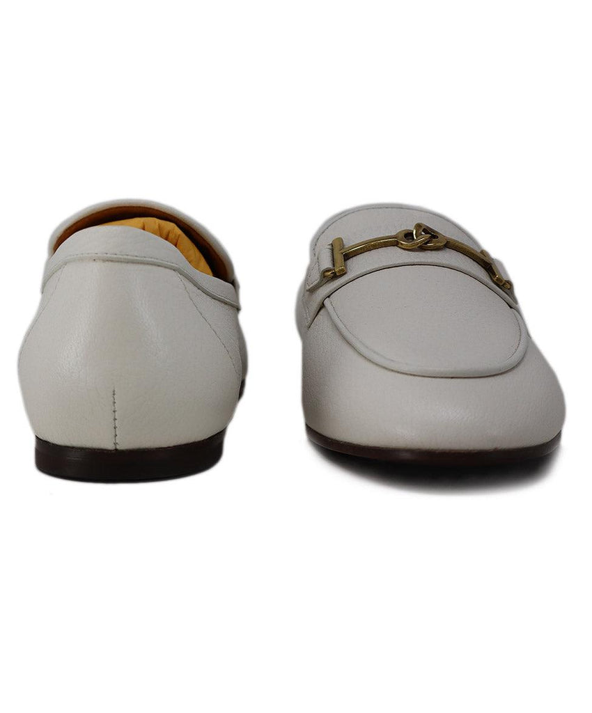 Tod's White Leather Loafers sz 8 - Michael's Consignment NYC