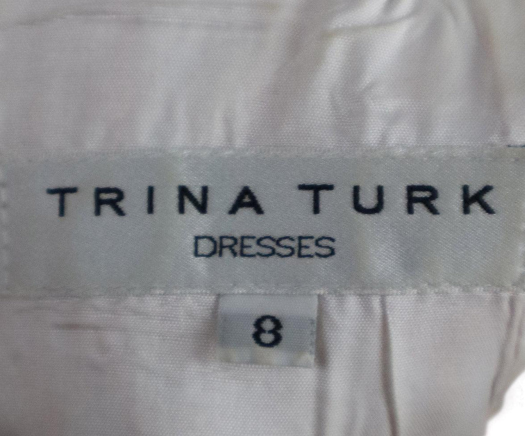 Trina Turk Orange & White Embroidered Dress sz 8 - Michael's Consignment NYC