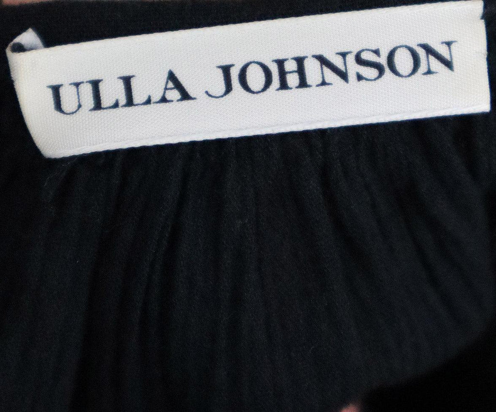 Ulla Johnson Black Cotton Embroidered Blouse sz 4 - Michael's Consignment NYC