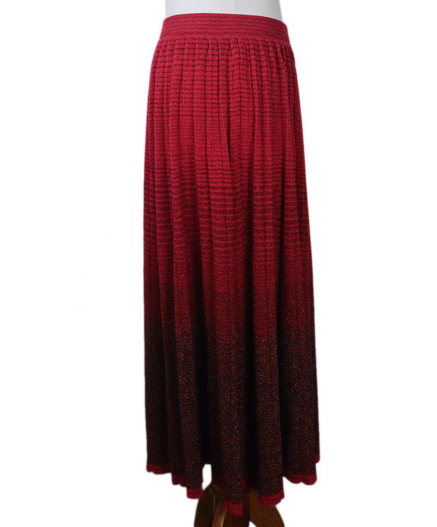 Ulla Johnson Pink Striped Lurex Skirt sz 6 - Michael's Consignment NYC