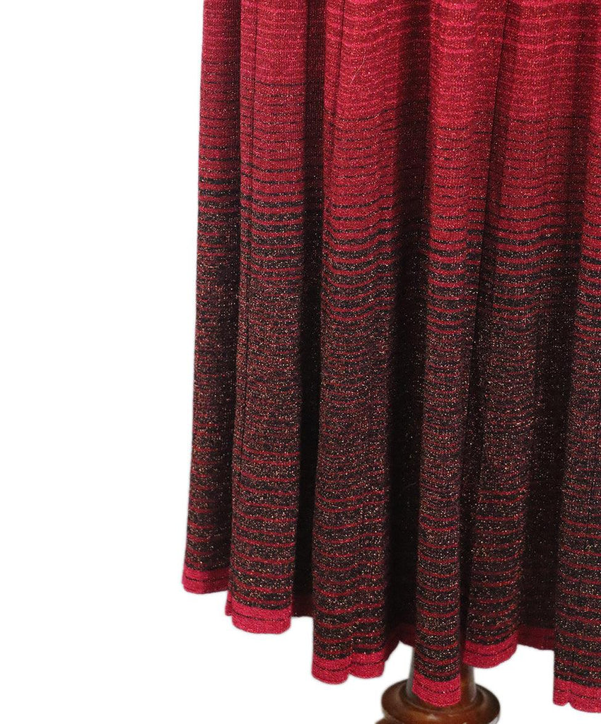 Ulla Johnson Pink Striped Lurex Skirt sz 6 - Michael's Consignment NYC