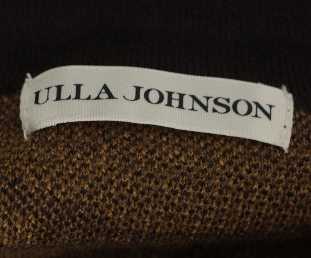 Ulla Johnson Yellow & Brown Print Cardigan sz 6 - Michael's Consignment NYC