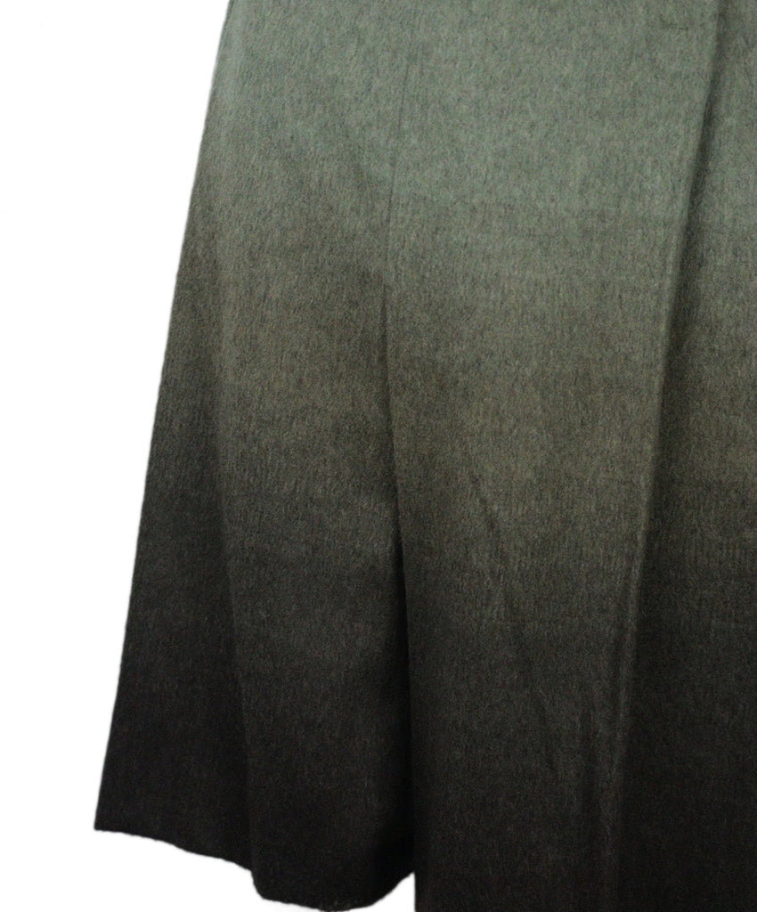 Valentino Green & Brown Ombre Wool Skirt sz 6 - Michael's Consignment NYC