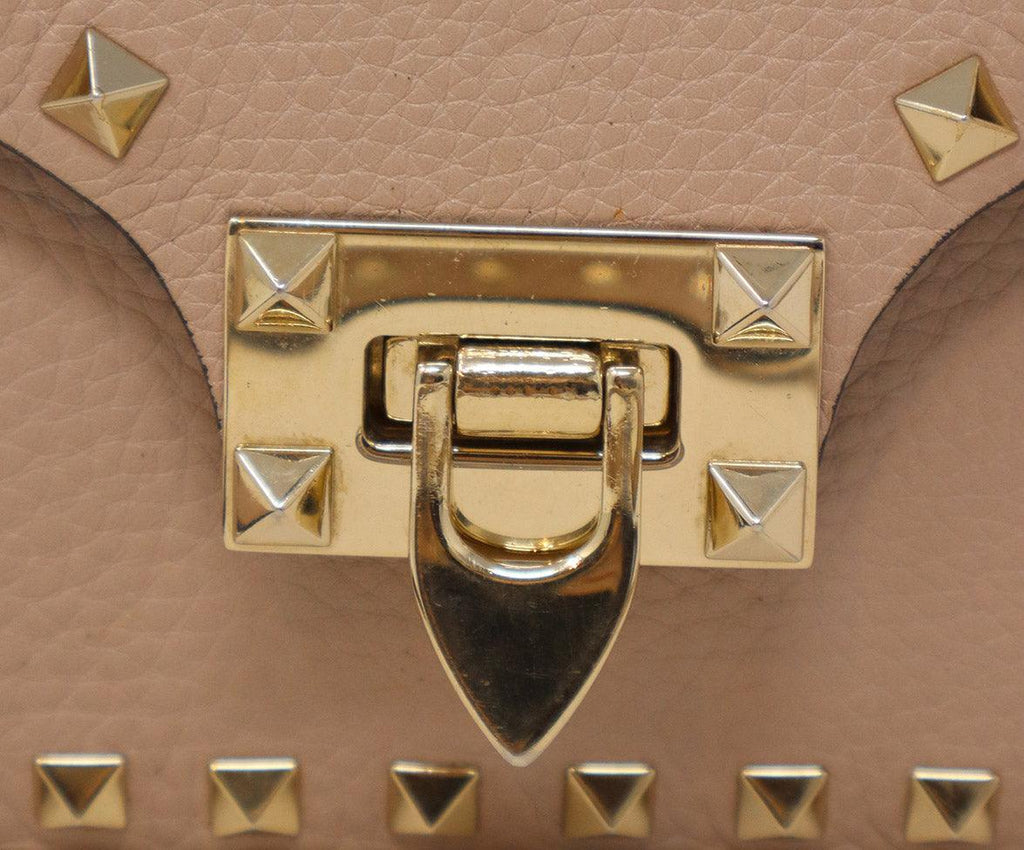 Valentino Mauve Leather Rockstud Shoulder Bag - Michael's Consignment NYC