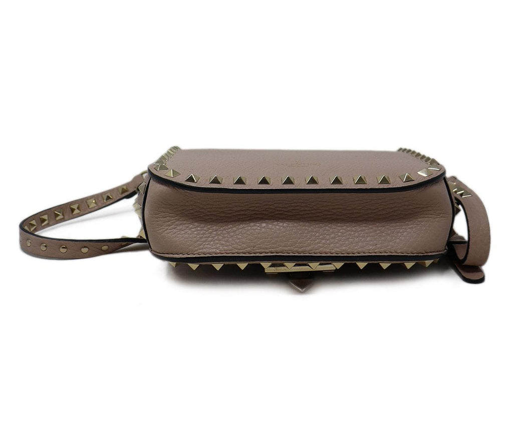 Valentino Mauve Leather Rockstud Shoulder Bag - Michael's Consignment NYC
