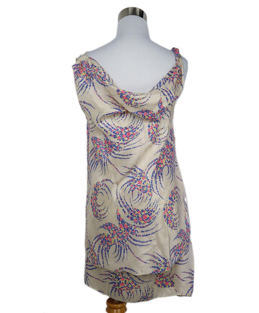 Vanessa Bruno Beige Pink & Blue Print Skirt Set sz 2 - Michael's Consignment NYC