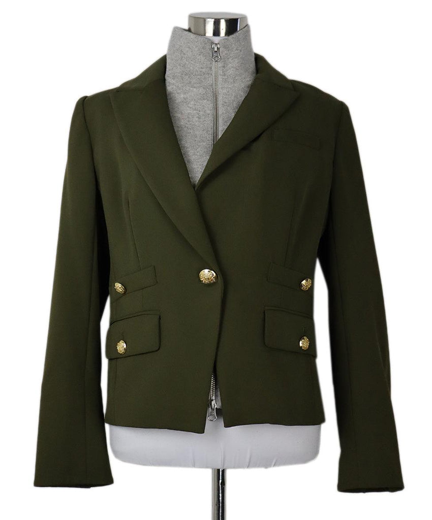 Veronica Beard Olive & Grey Dickey Jacket sz 10 - Michael's Consignment NYC