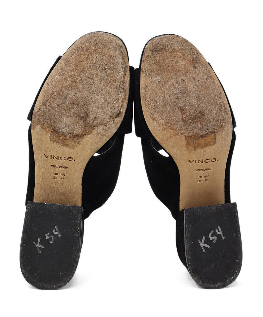 Vince Black Suede Slides sz 10 - Michael's Consignment NYC