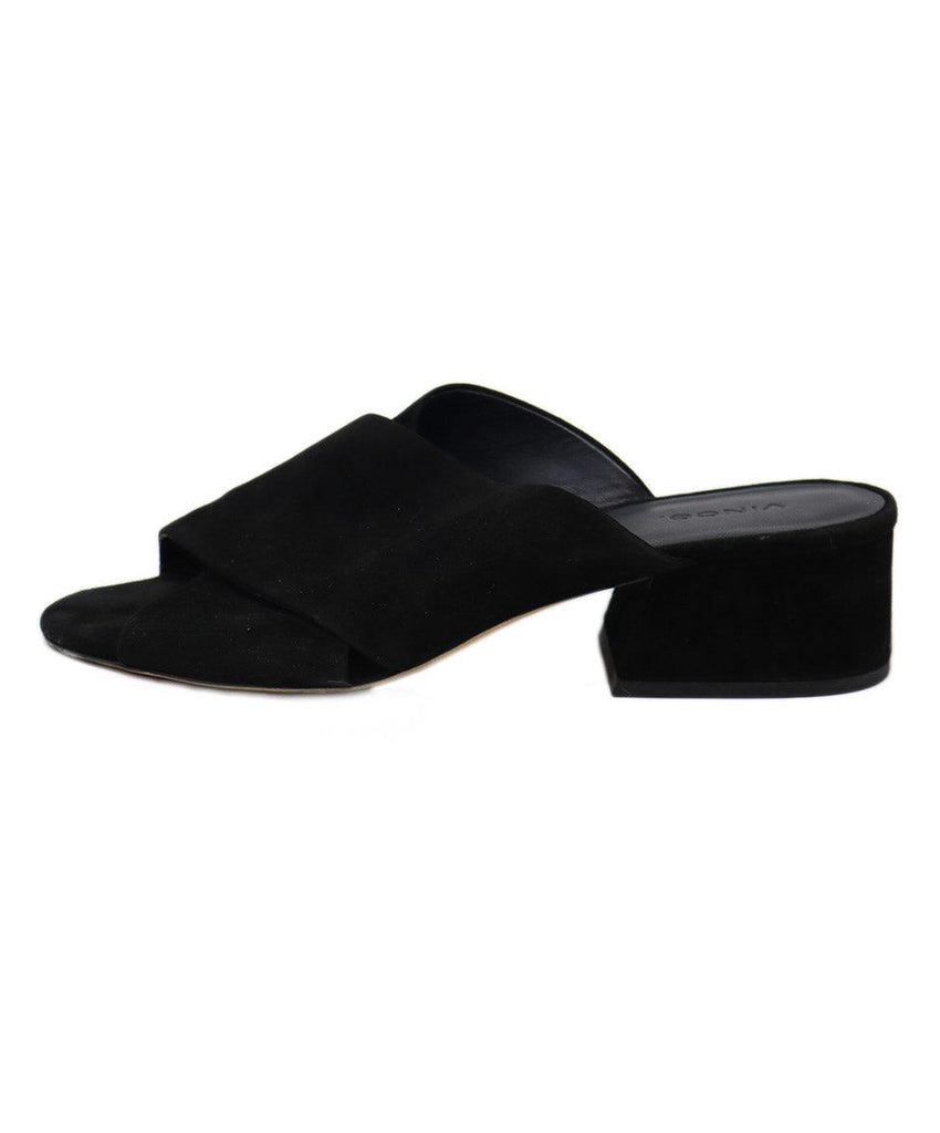 Vince Black Suede Slides sz 10 - Michael's Consignment NYC