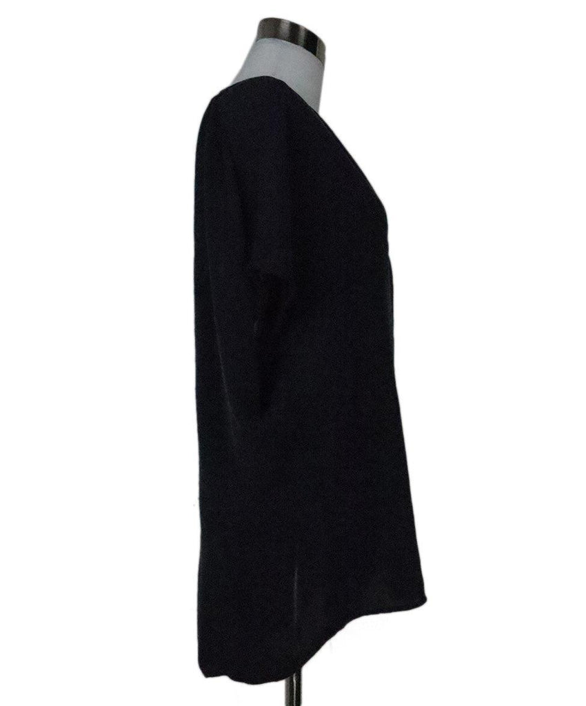 Vince Navy Silk Blouse sz 6 - Michael's Consignment NYC