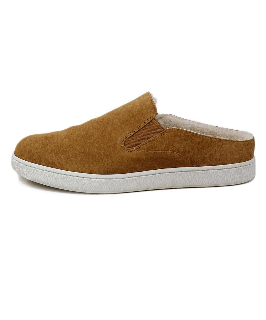 Vince Tan Suede & Shearling Sneakers sz 9.5 - Michael's Consignment NYC