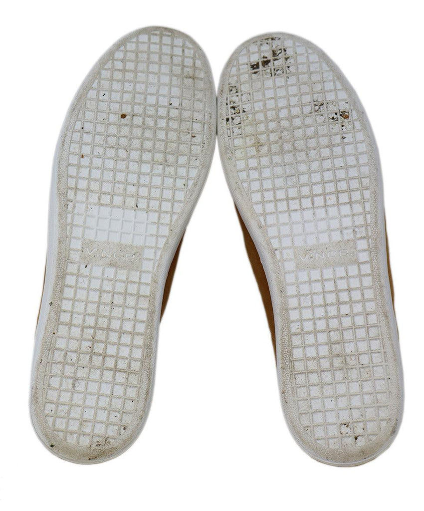 Vince Tan Suede & Shearling Sneakers sz 9.5 - Michael's Consignment NYC