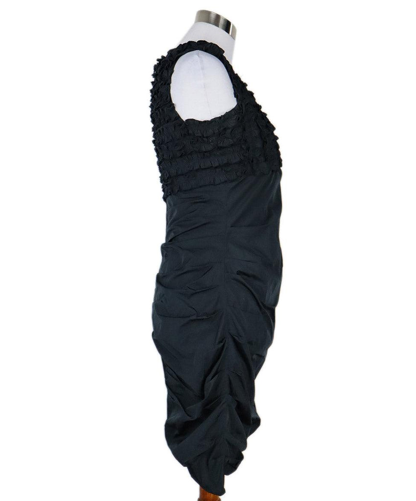 Yigal Azrouel Navy Blue Ruffle Dress sz 4 - Michael's Consignment NYC