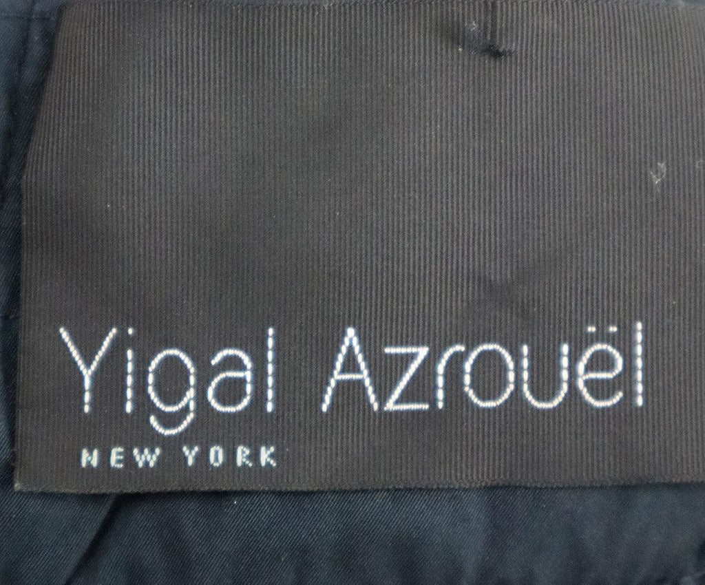 Yigal Azrouel Navy Blue Ruffle Dress sz 4 - Michael's Consignment NYC