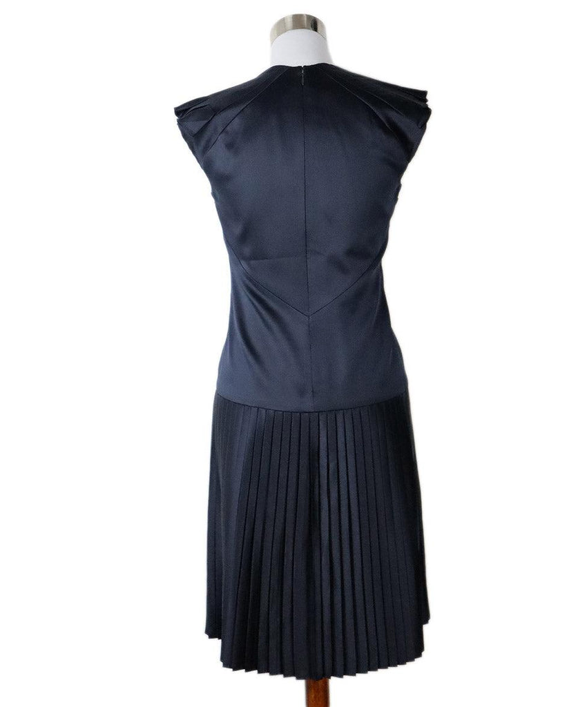 Zac Posen Navy Silk Dress sz 10 - Michael's Consignment NYC